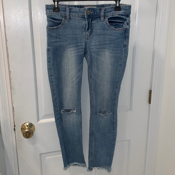 Free People Distressed Jeans Size 26 - Picture 1 of 4